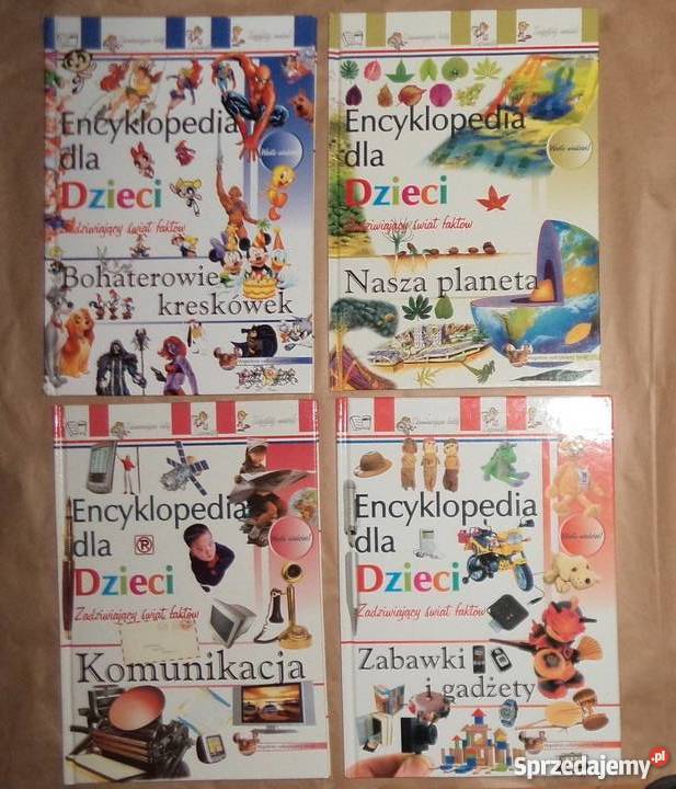 Encyklopedia dzieci bohaterowie kreskówek unikat Encyklopedie, słowniki i atlasy Rzeszów