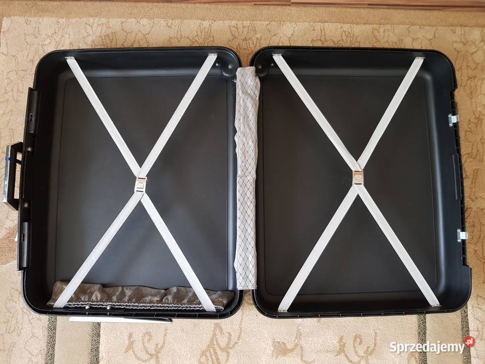 Walizka na kółkach 55 l czarna Sport i Wypoczynek Warszawa