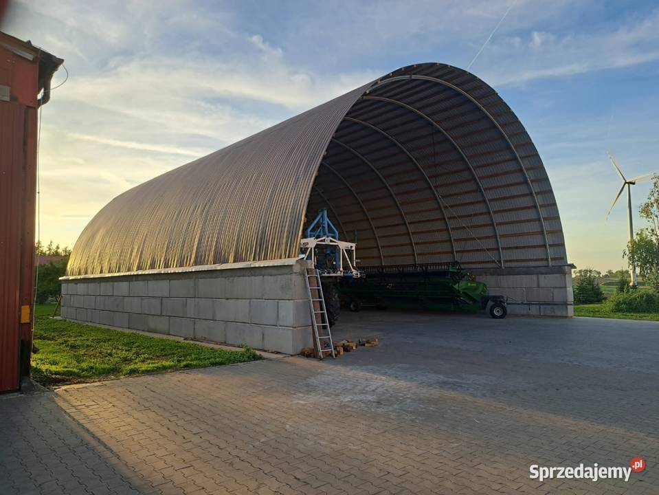 Hala łukowa 145 x 30m wiata garaż magazyn obora Pozostałe Lisków