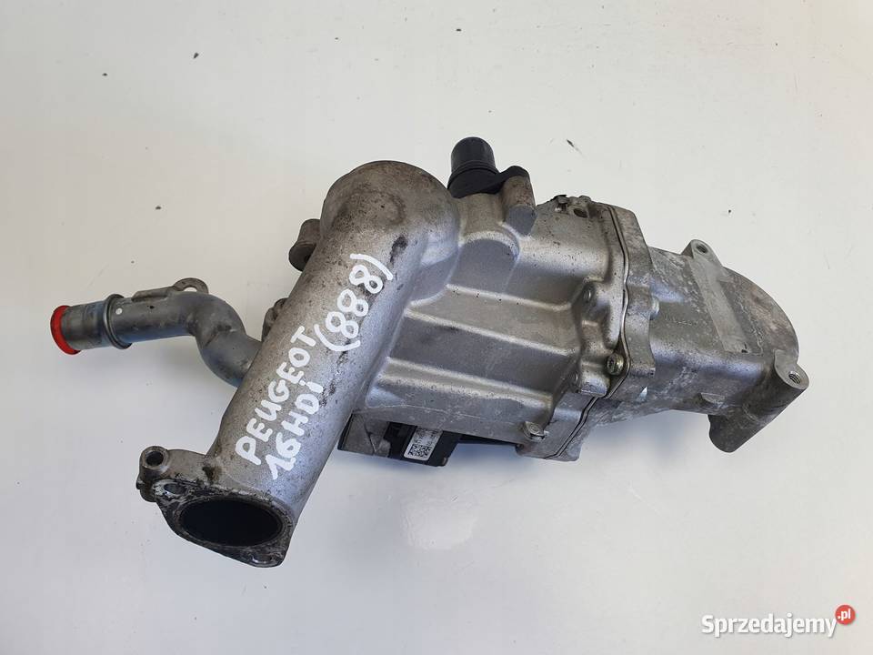 Peugeot 308 I 16 HDI CHŁODNICA SPALIN ZAWÓR EGR Recyrkulacja spalin EGR Rudka sprzedam