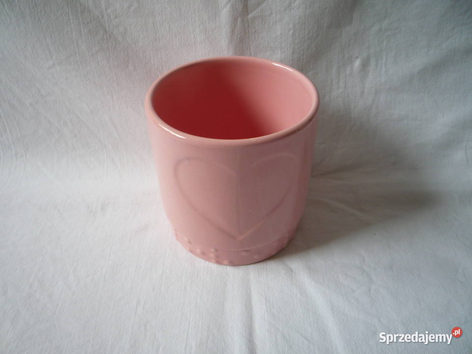 Doniczka różowa osłonka ceramiczna na hiacynt zachodniopomorskie Szczecin