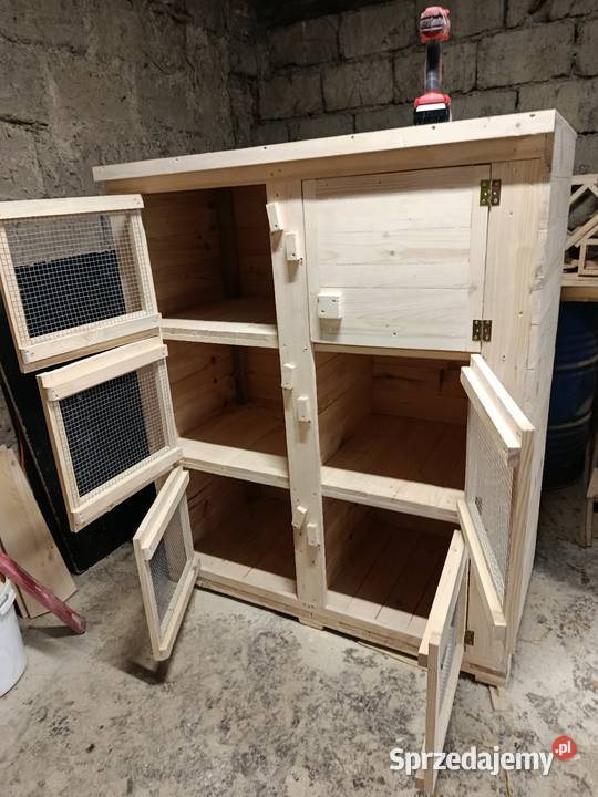 Klatki królików Syców