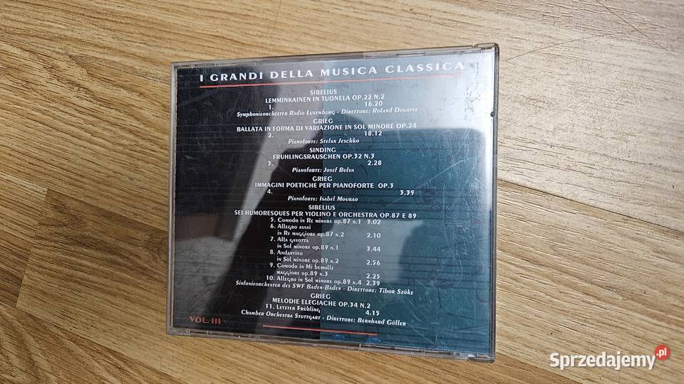 54I Grandi Musica Classica Jean Sibeliusczęść II kujawsko-pomorskie Bydgoszcz