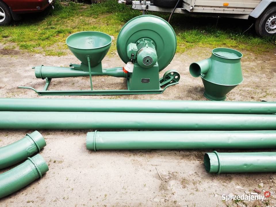 Dmuchawa do zboża Neuero 3 kw 11m rury wielkopolskie Strzyżew