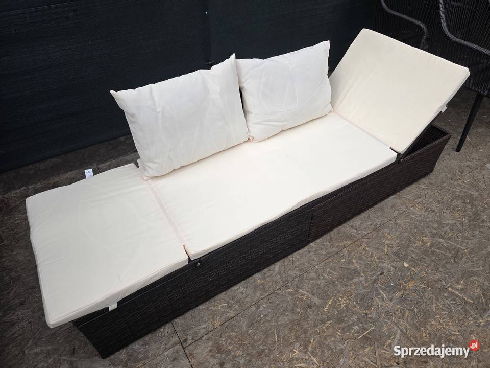 Ławka ogrodowa sofa leżak technorattan regulacja Wschowa