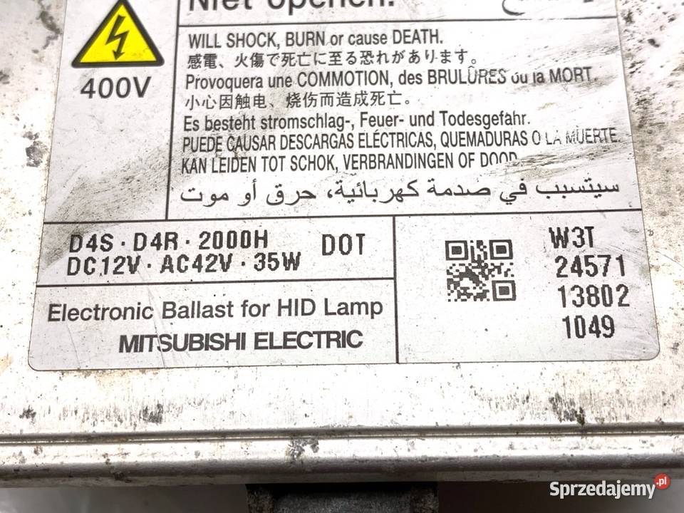 PRZETWORNICA XENON MAZDA CX5 W3T24571 1117 MODUŁ podkarpackie