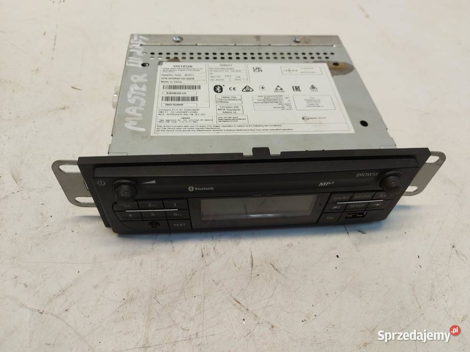 Renault Master III LIFT 2023r radio oryginalne