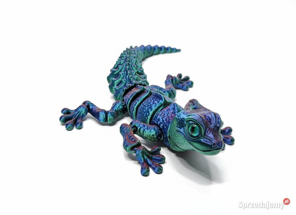 Ruchomy gekon 3D 27 elastyczna figurka Chameleon Krzyszkowice