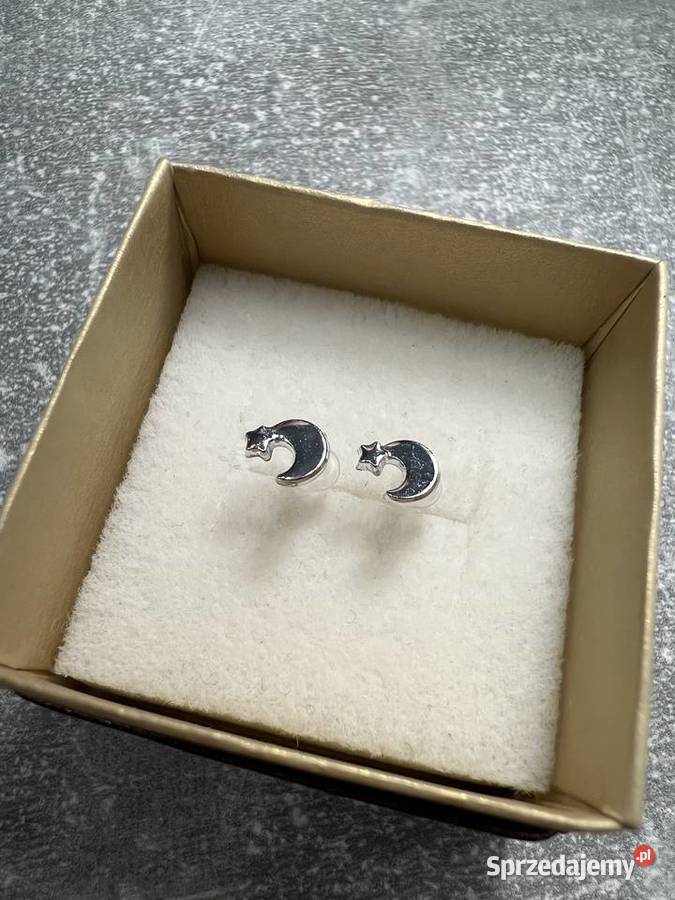 Kolczyki srebrne spadające gwiazdy spadająca Jasło