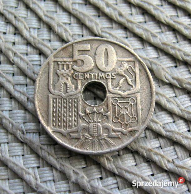 Hiszpania 50 Centymów 1949r Kalisz