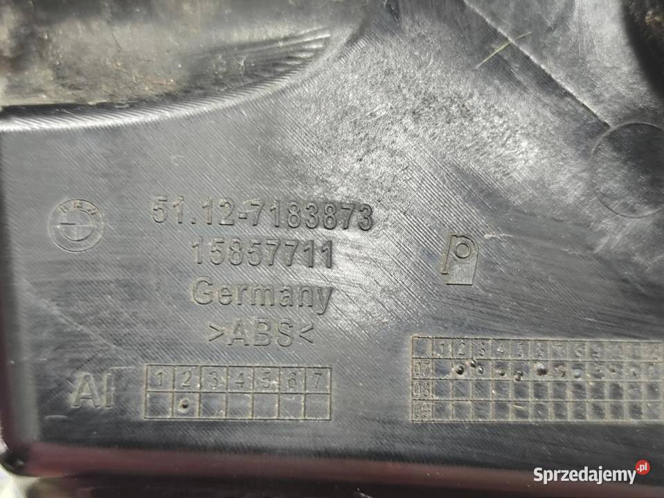 ŚLIZG ZDERZAKA TYŁ LEWY BMW 1 E87 E81 LIFT