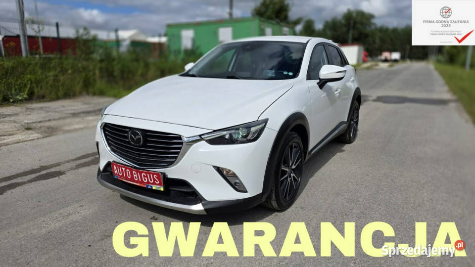 Mazda CX3 zarejestrowana super stan bixenon światła przeciwmgielne Lębork sprzedam
