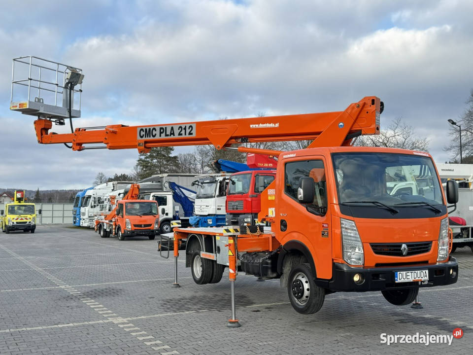 Renault Maxity Podnośnik Koszowy 21m CMC PLA 212 świętokrzyskie Widełki
