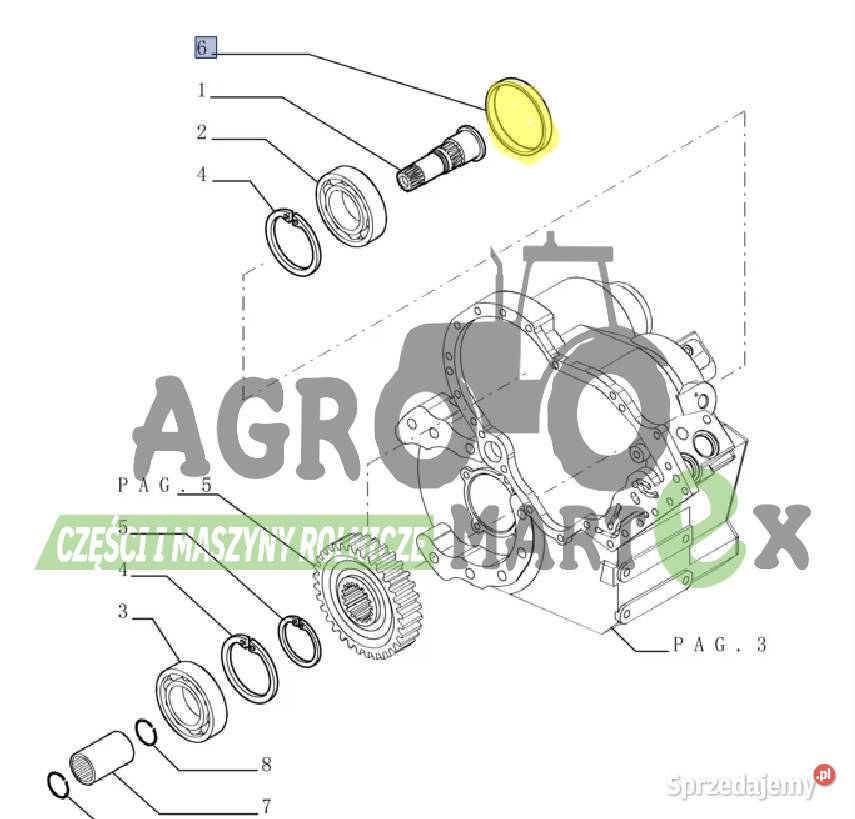76086292 KOREK CNH sprzedam
