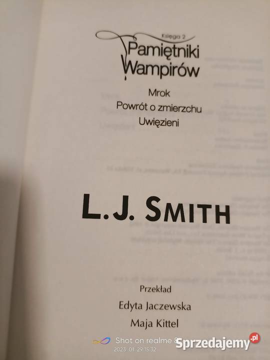 Smith książki wampirów prezenty Warszawa literatura piękna - proza zagraniczna mazowieckie sprzedam