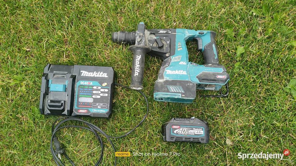 Młotowiertarka Makita XGT 40V HR004G bateria 4Ah Młoty udarowe