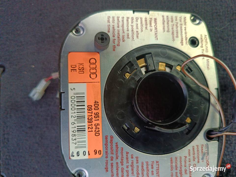 Taśma Airbag Zawijak Audi A4 B5 4D0 951 543D a12 śląskie Myszków
