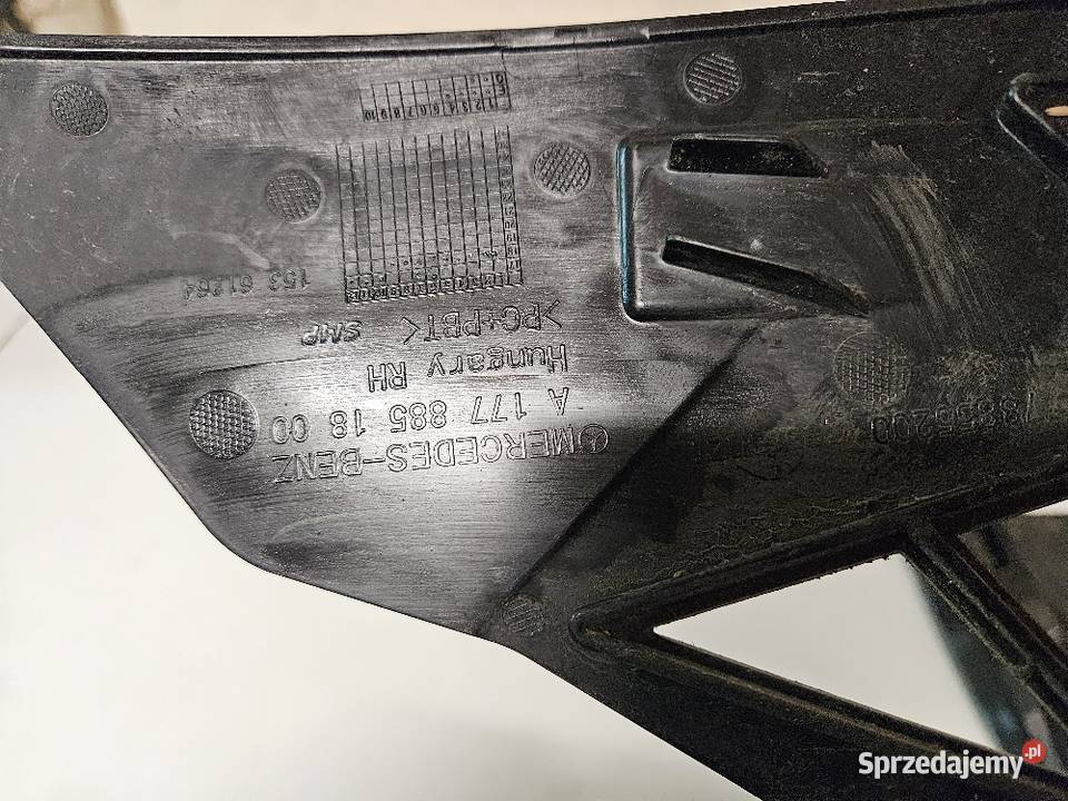 MERCEDES W177 ŚLIZG PRAWY ZDERZAKA PRZÓD Międzychód