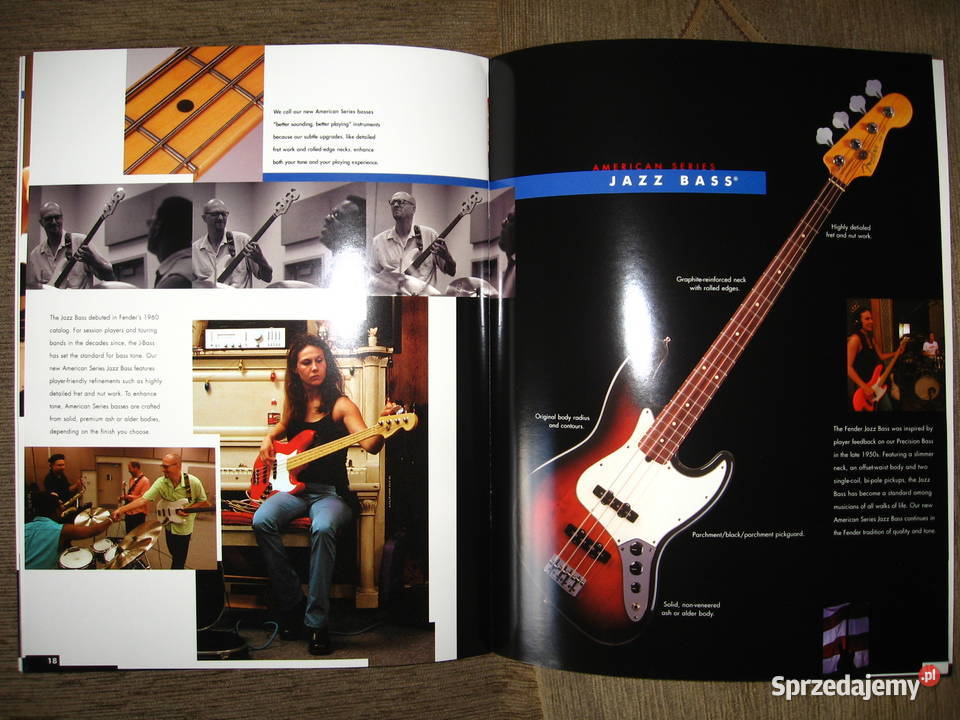 Fender American Series Guitars katalog broszura pomorskie sprzedam
