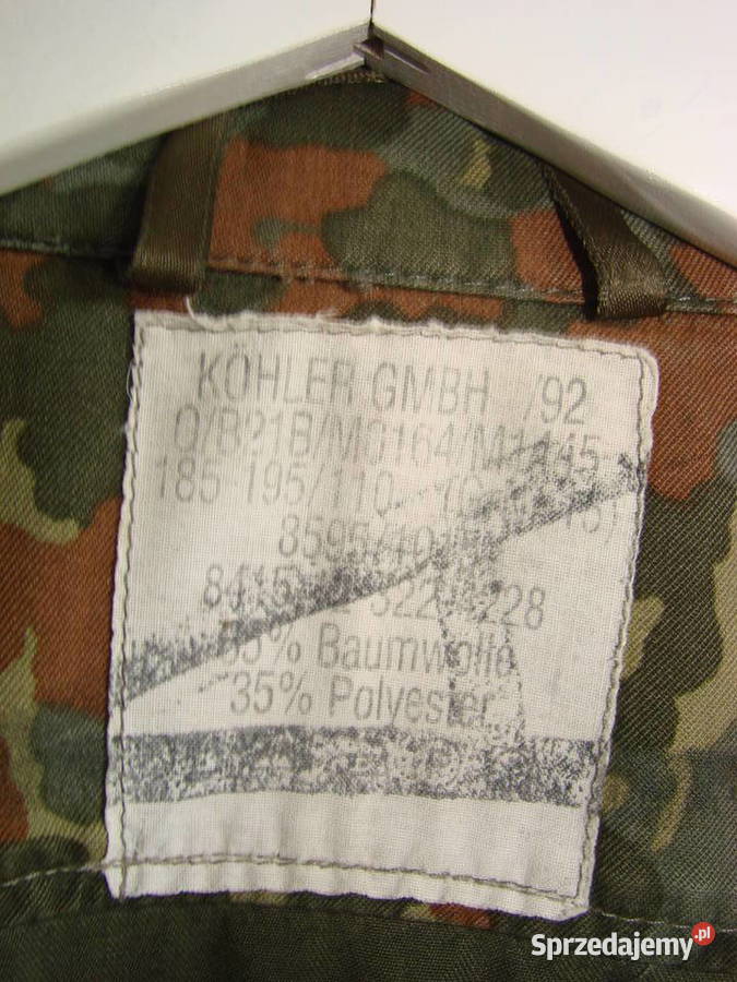 bluza BW flecktarn 185195110 demobil Pruszcz Gdański