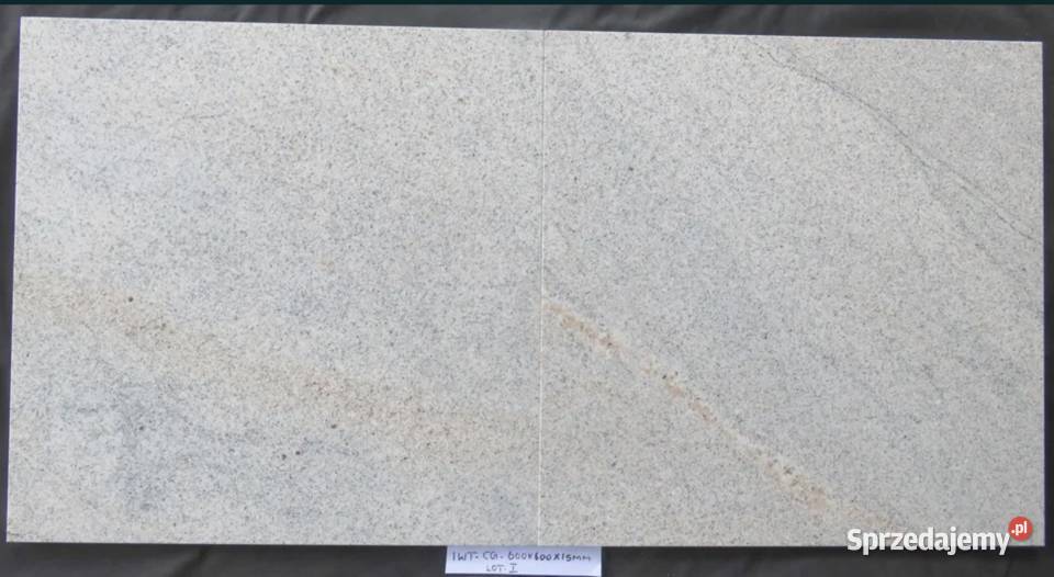 Płytki granit indyjski IMPERIAL WHITE 60x60x15 Macierzysz
