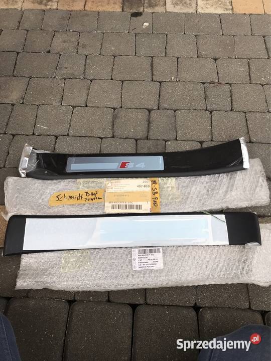 Nakładka progu audi A4B6B7 sline 8E0853375 Wyposażenie wnętrza Kozy