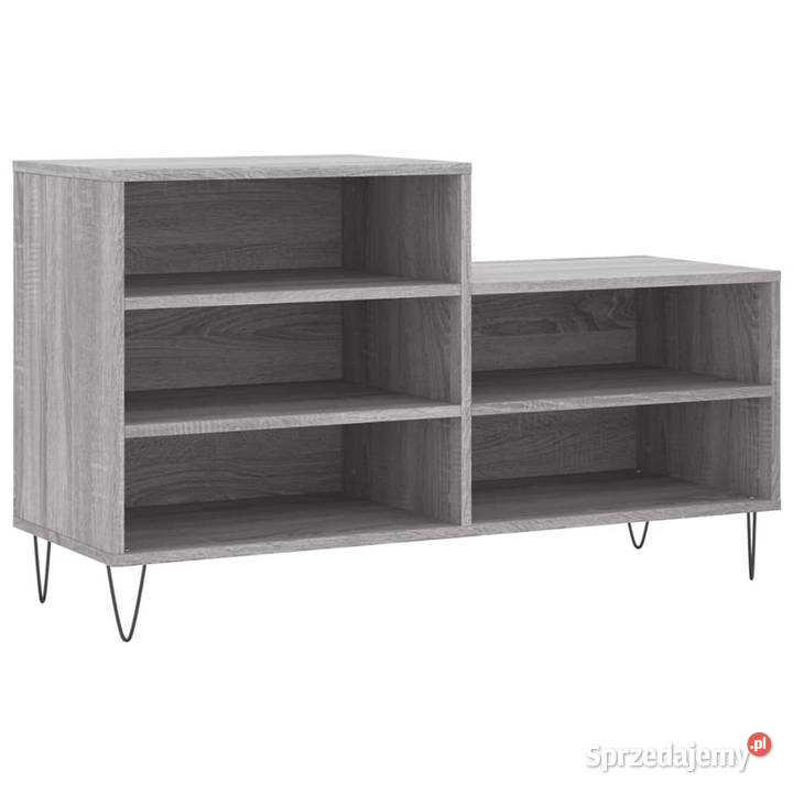 Szafka na buty szary dąb sonoma 102x36x60 mazowieckie Warszawa