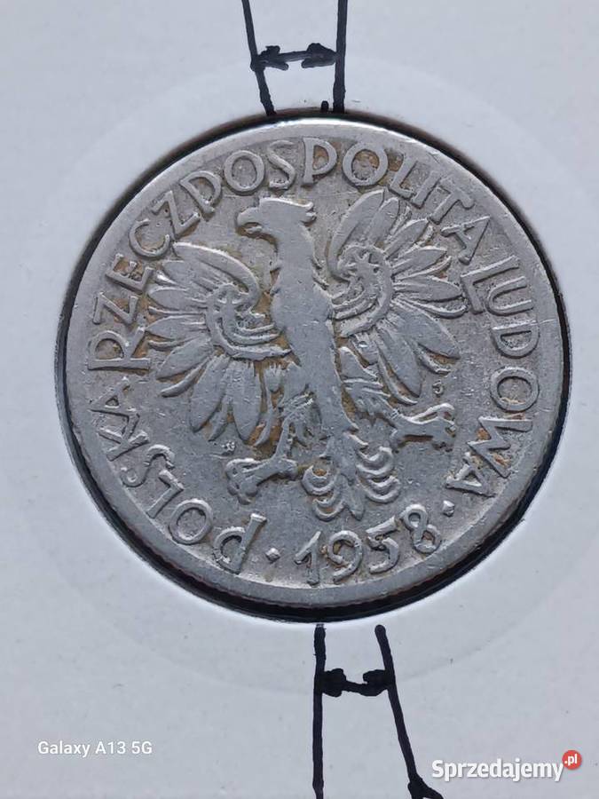 5 Złotych Rybak 1958 r skrętka 3