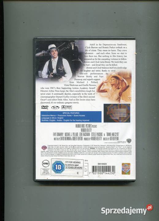 Bonne and Clyde Film DVD Szczecin