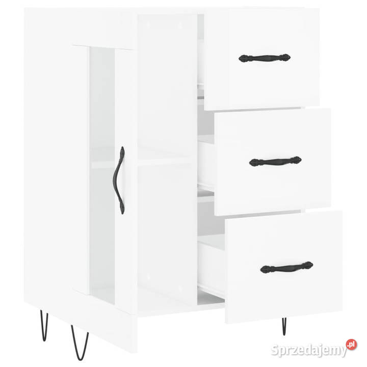 Szafka biała połysk 695x34x90 materiał mazowieckie