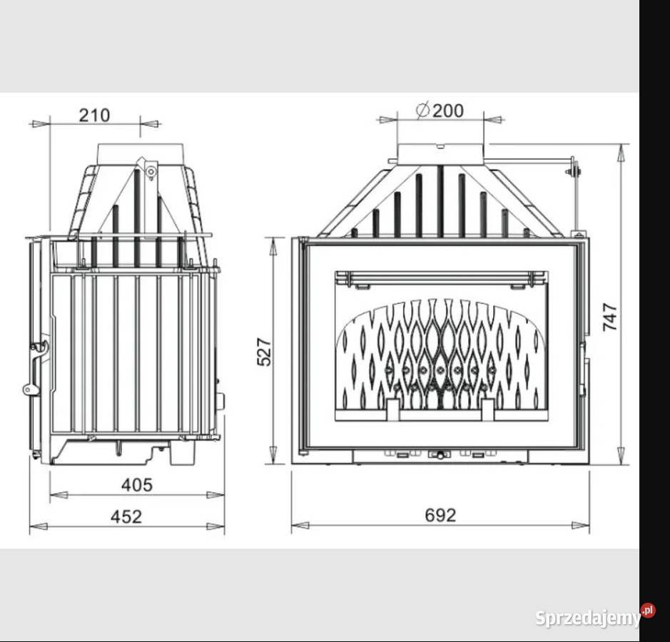 Wkład Kominkowy INVICTA 700 GRAND ANGLE ECO z Poznań
