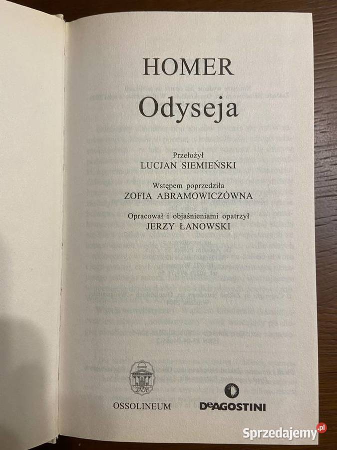 Homer Odyseja śląskie Katowice sprzedam