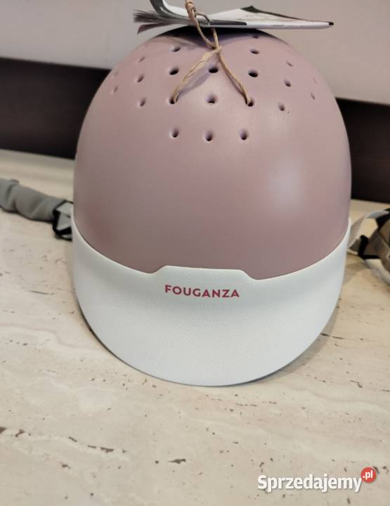 Kask i rękawiczki do jazdy konnej FOUGANZA Kaski i odzież Bydgoszcz