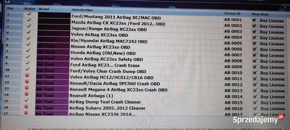 Programator Interfejs SMOK UHDS kabel OBD mazowieckie Wołomin sprzedam