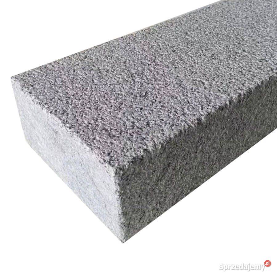 Krawężnik granitowy G6038 płomień 80120x12x25 małopolskie Kraków