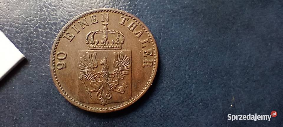 Stare monety 4 fenig 1869 A Niemcy Lesko