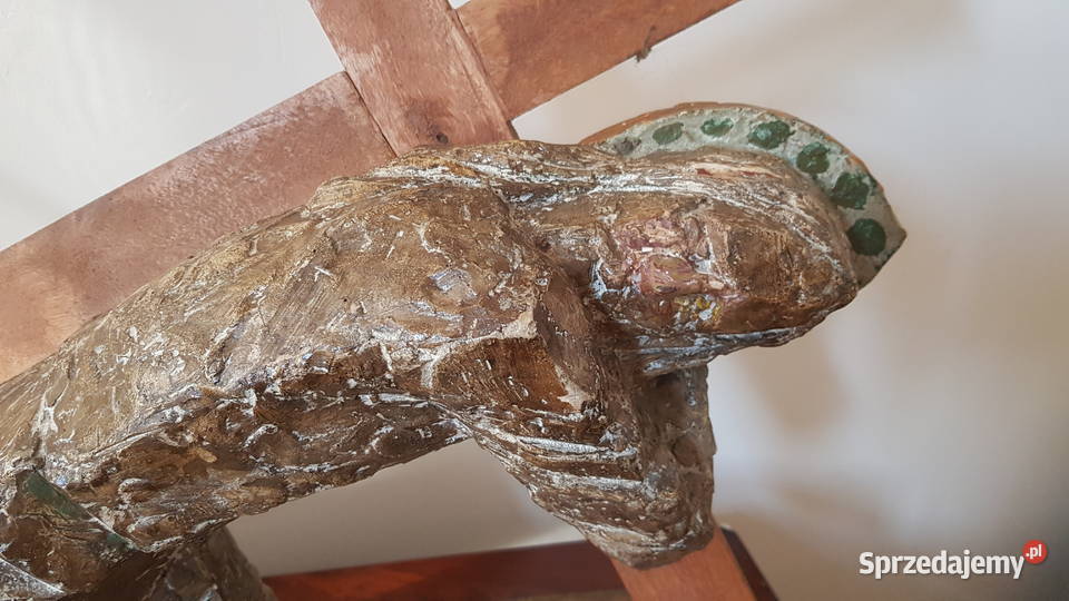 Chrystus upada pod krzyżem rzeźba ceramika Porcelana i szkło Orneta