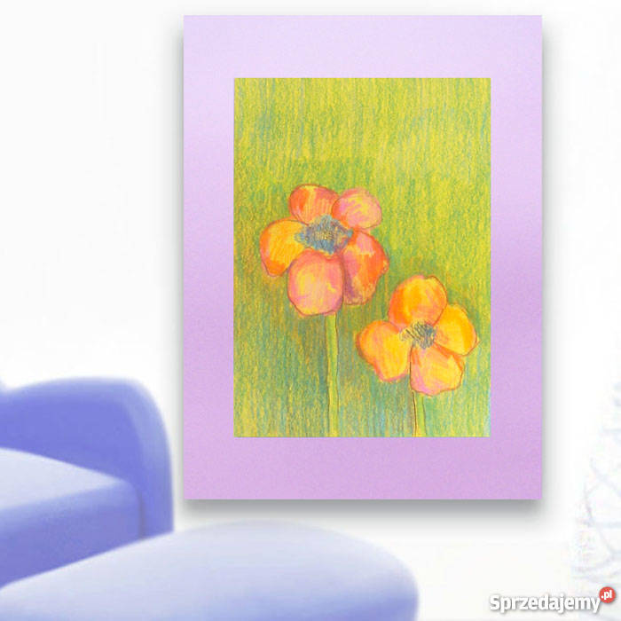 kolorowy obrazek do pokojuszkic kwiató Katowice