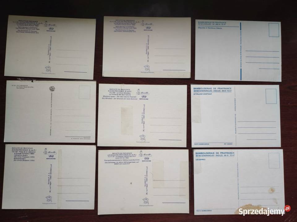 stare widokówki pocztówki Francja zabytki Kielce sprzedam