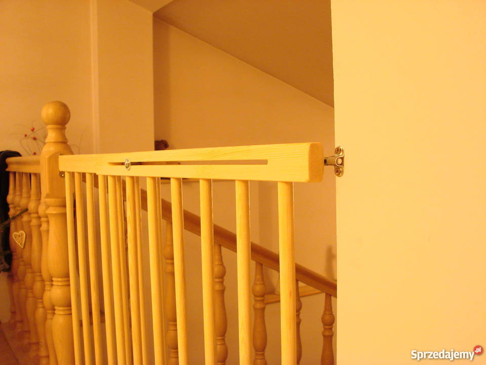 Nowa bramka ochronna zabezpieczająca drewniana Skawina