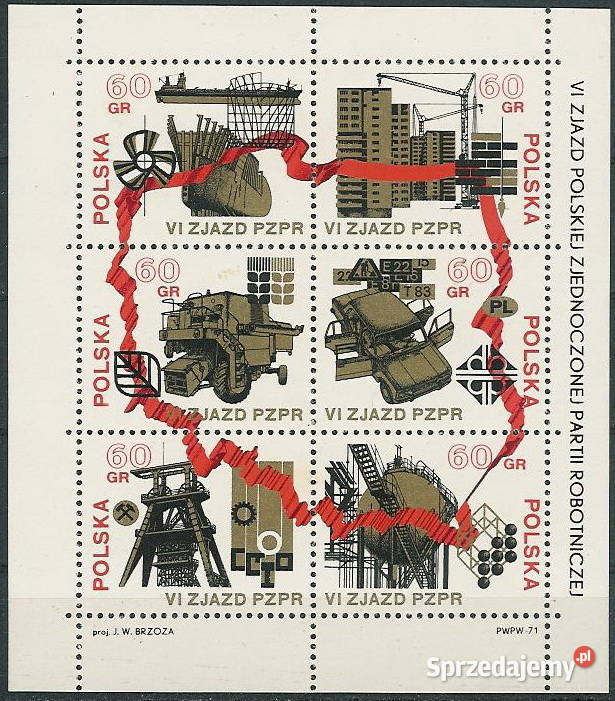 blok 42 VI Zjazd PZPR Bystra