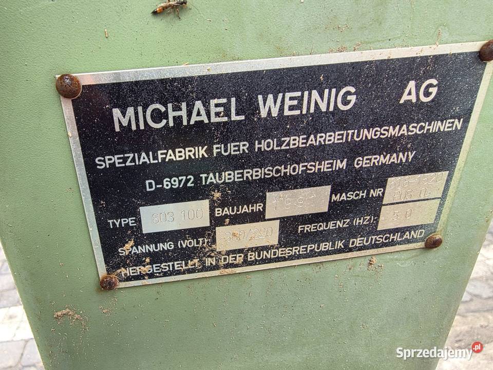 Linia do rozsztaplowania WEINIG Karsin