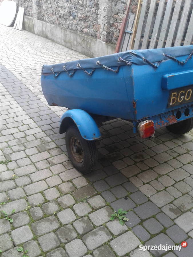 przyczepka mała niemiecka zarejestrowana Bydgoszcz sprzedam
