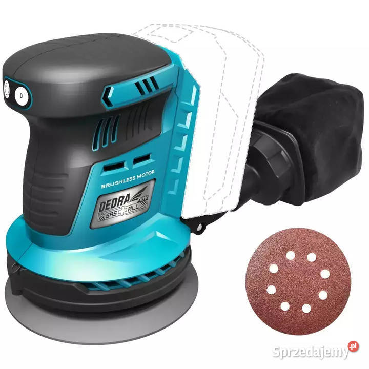 SZLIFIERKA MIMOŚRODOWA AKUMULATOROWA 18V DEDRA Opalenica