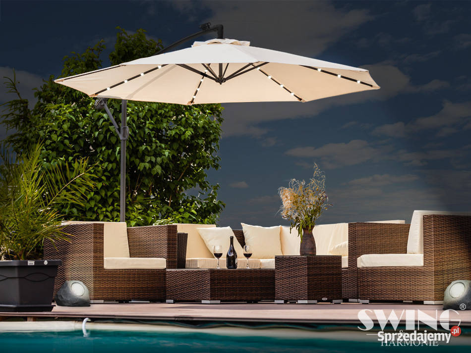 PARASOL OGRODOWY LED 300 RÓŻNE KOLORY śląskie Kalety sprzedam