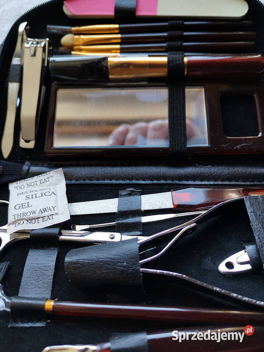 Zestaw kosmetyczny manicure pędzelki nowy pomorskie Gdańsk