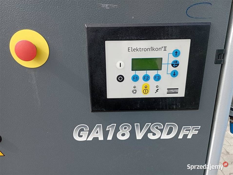 Sprężarka śrubowa ATLAS COPCO GA18 VSDFF 185kw Wilków