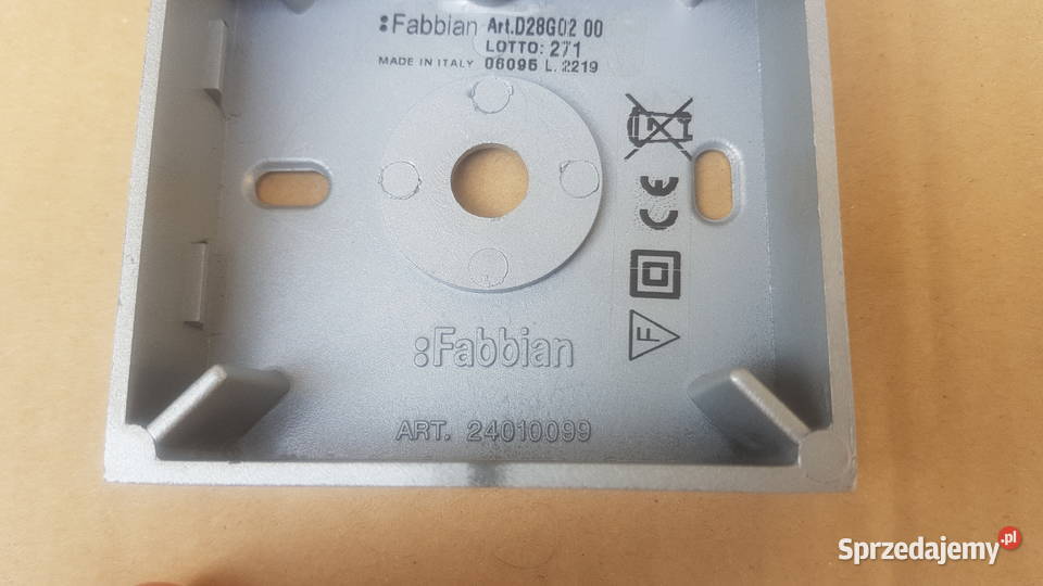 Podstawa podsufitka do lampy FABBIAN CUBETTO Warszawa sprzedam