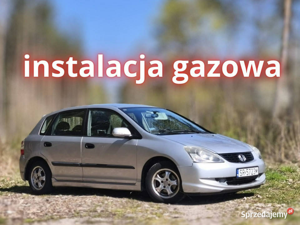Honda Civic 2005r 14 Benzyna Gaz Tanio Możliwa ABS Warszawa sprzedam