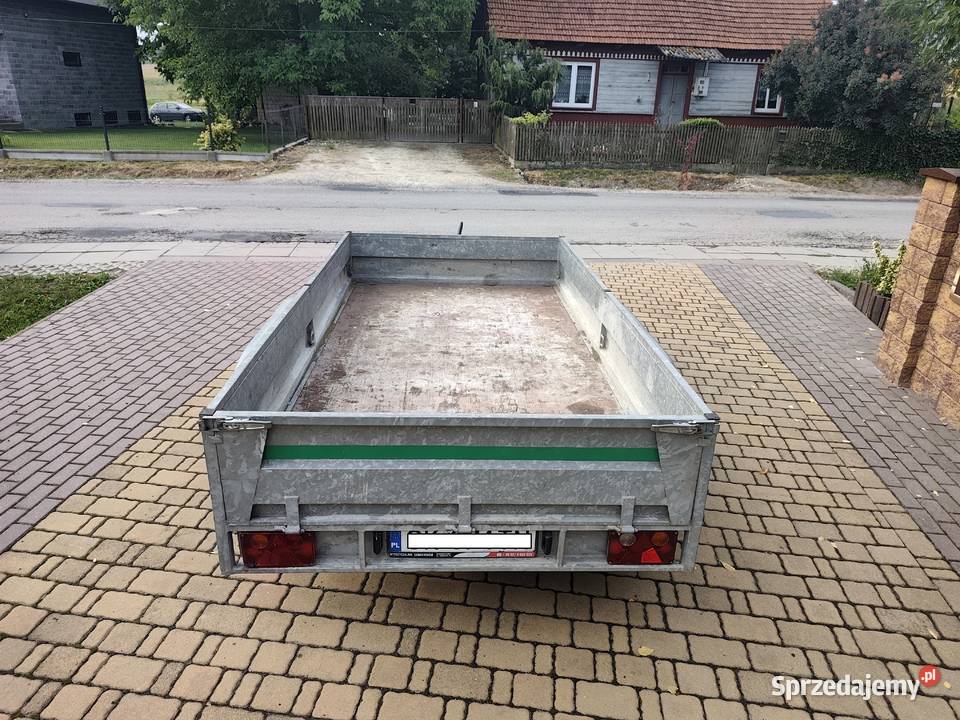 Przyczepa WIDPOL 300m x 155m DMC 750 Hamowana Burtowe i plandeki Wodzisław
